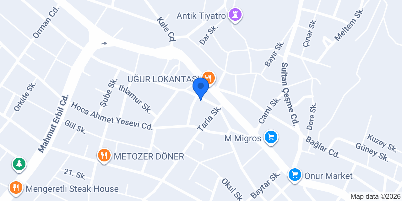 Zafer Elektrik&Avize konumu