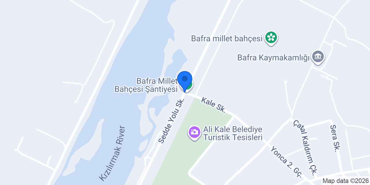 Beltaş Yapı Elemanları Bafra Şubesi konumu