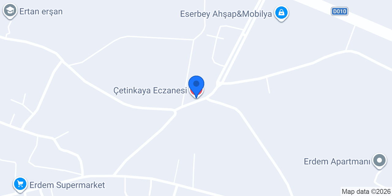 Çetinkaya Eczanesi konumu