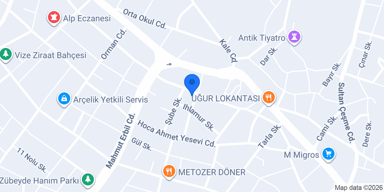 Ziyafet Çiğköfte konumu