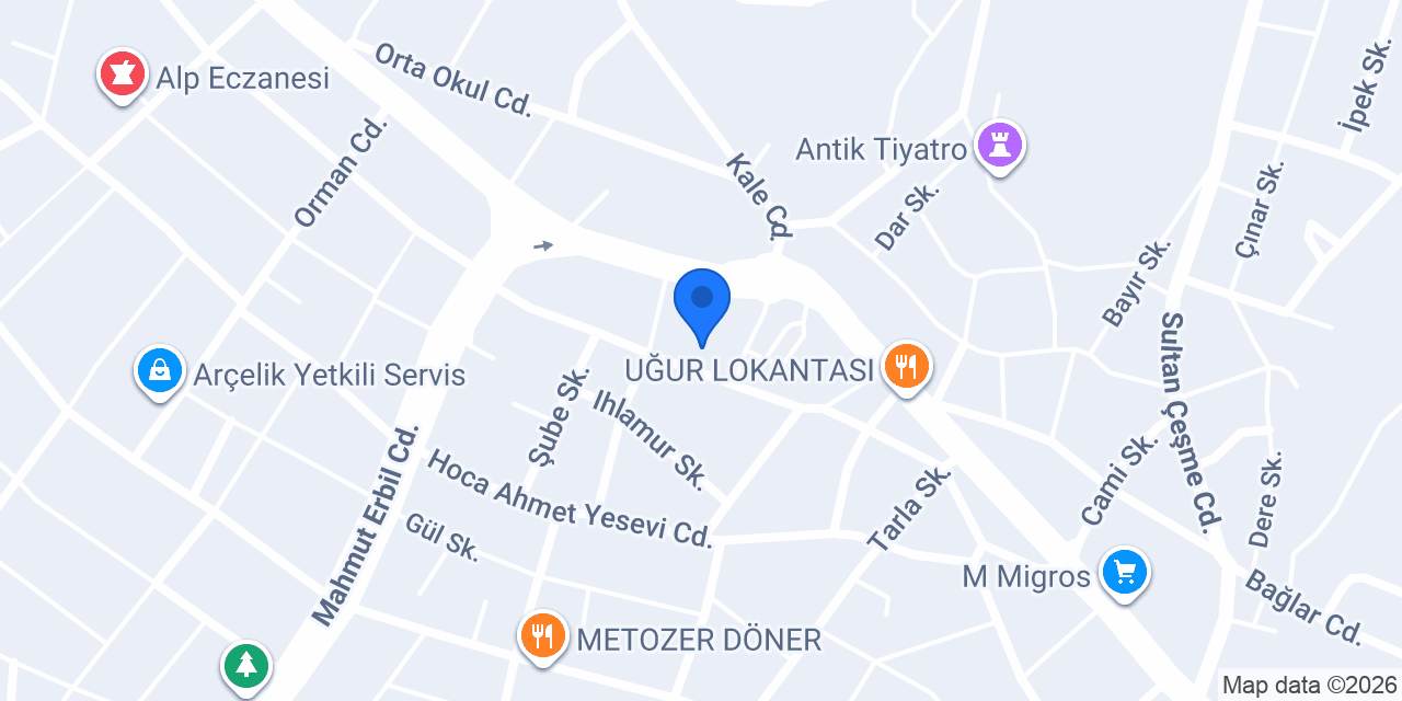 Korol Tesisat konumu