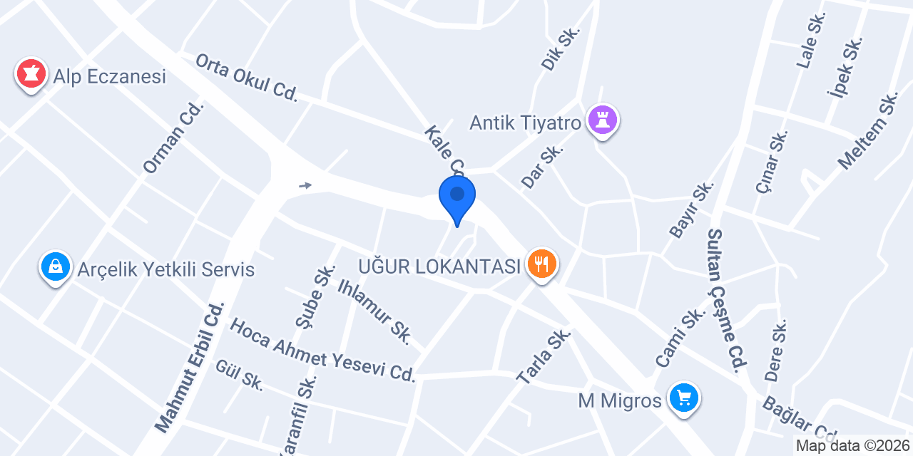 Merkez Taksi Vize konumu