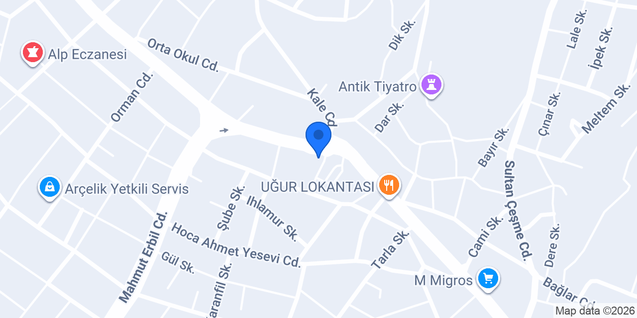 MERKEZ TAKSİ ERCAN ÖCAL konumu