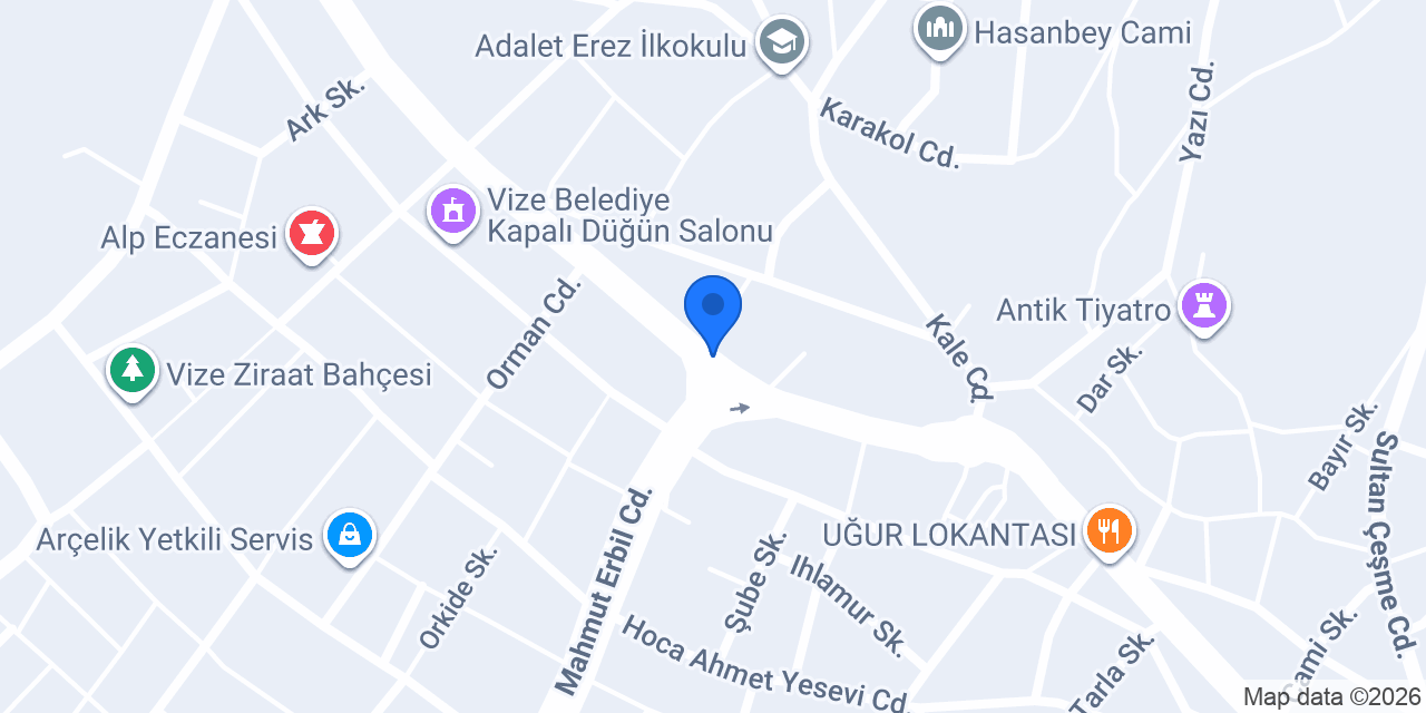 Akbank konumu