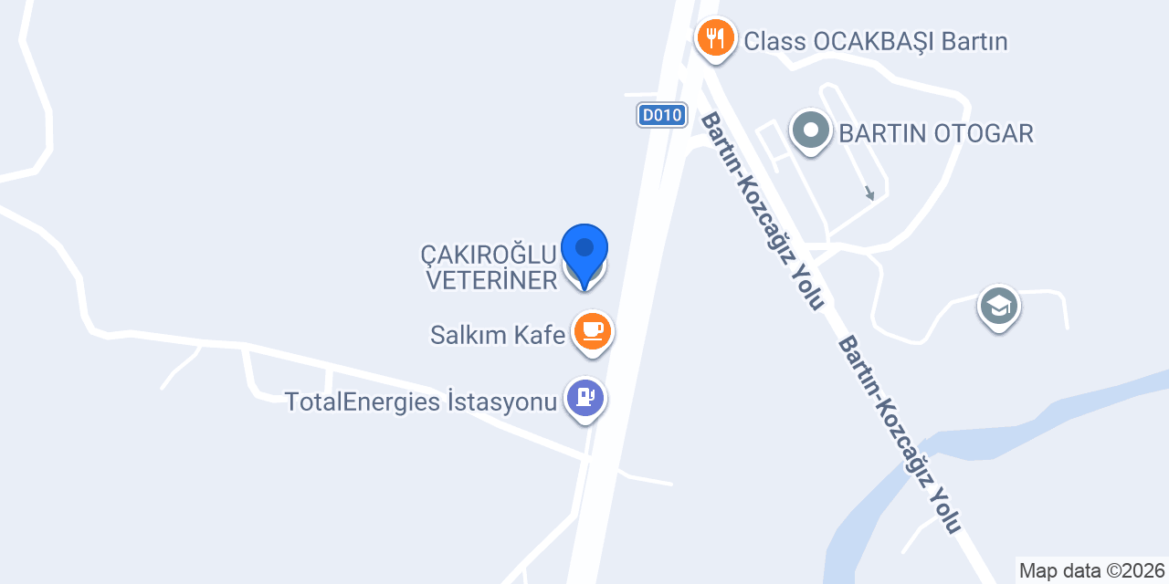 ÇAKIROĞLU VETERİNER konumu
