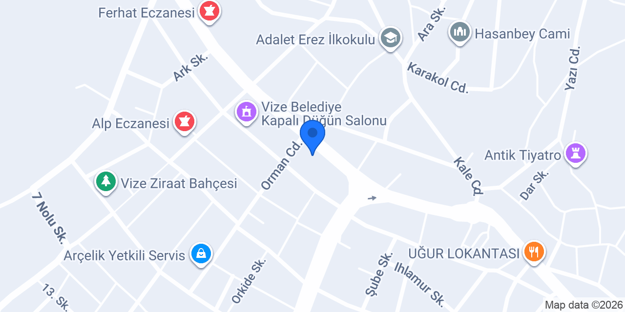 Atatürk Ortaokulu konumu