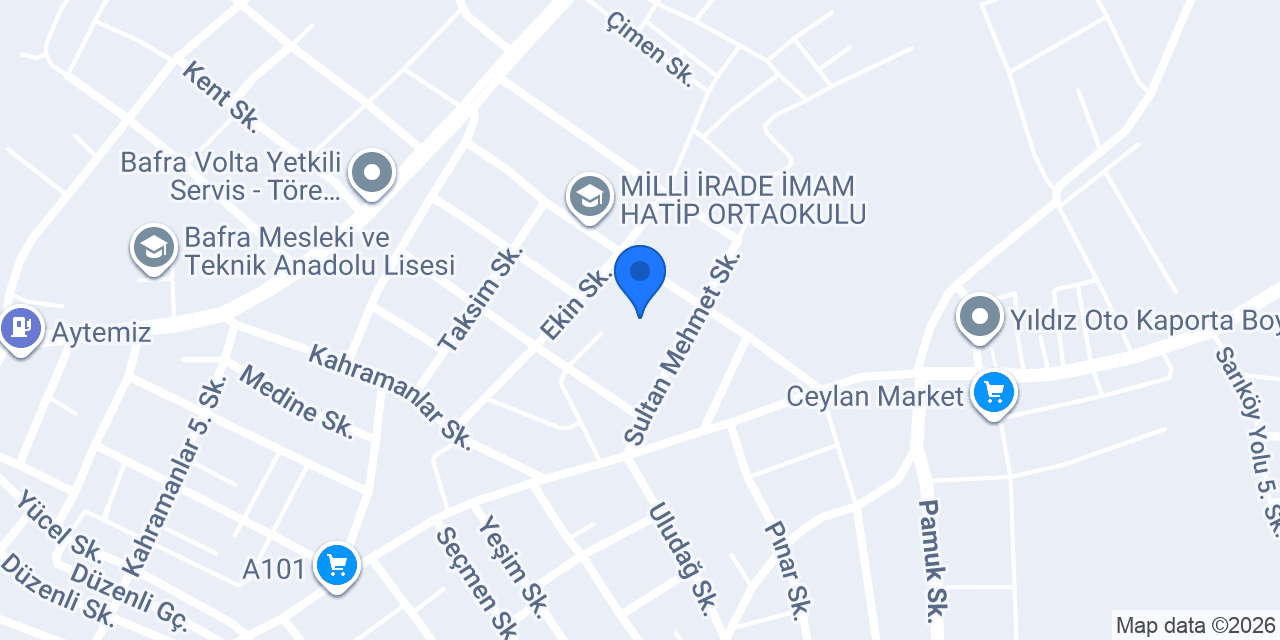 Kemal Paşa İlkokulu konumu