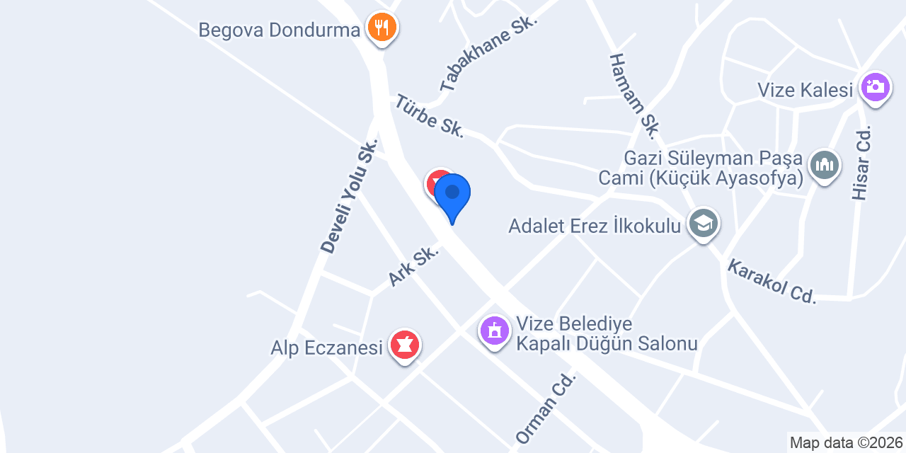 Çetinkaya Nalbur konumu