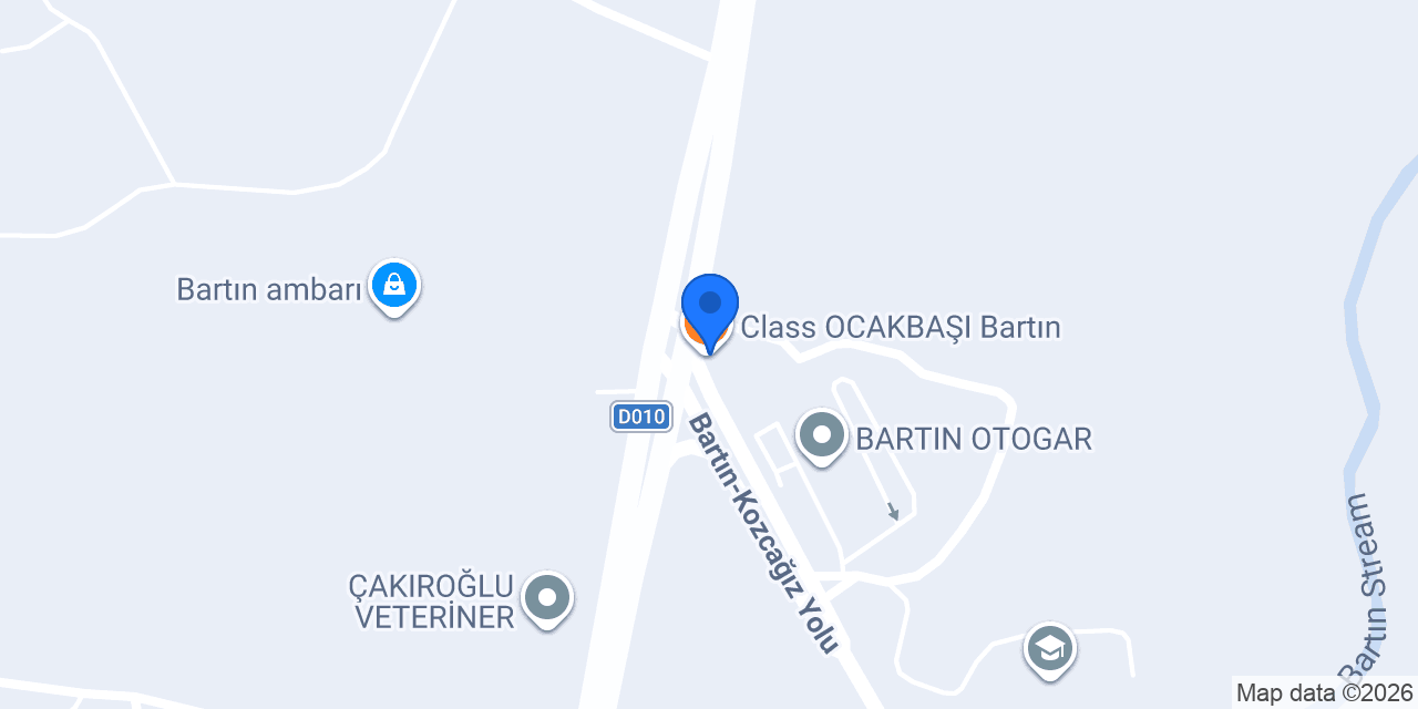 Class OCAKBAŞI Bartın konumu