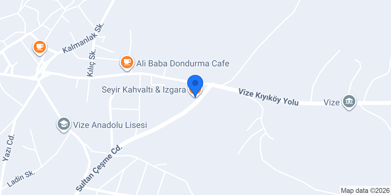 Seyir Kahvaltı & Izgara konumu
