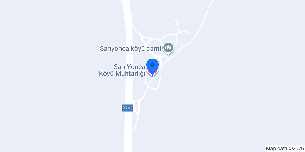 Sarı Yonca Köyü Muhtarlığı konumu
