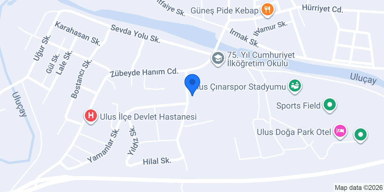 ULUS ve KÖYLERİNE HİZMET DERNEĞİ konumu