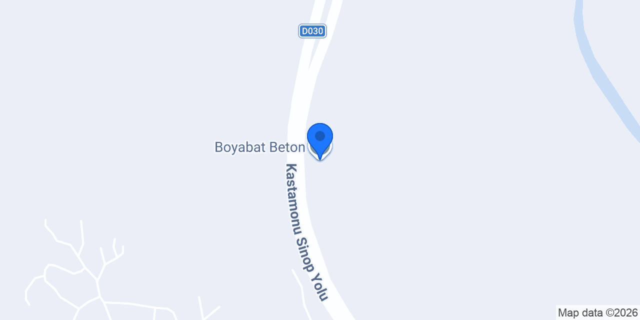 Boyabat Beton konumu