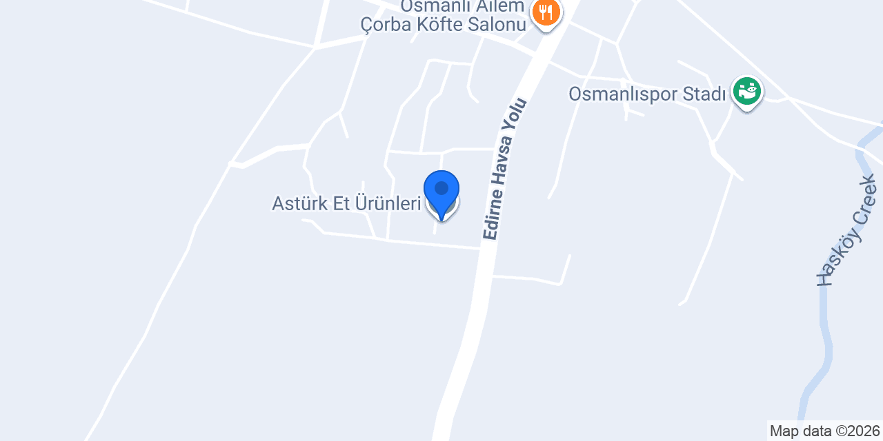 Astürk Et Ürünleri konumu
