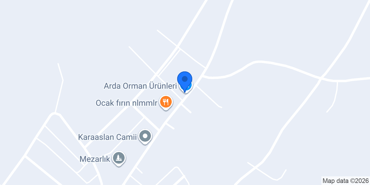 Arda Orman Ürünleri konumu