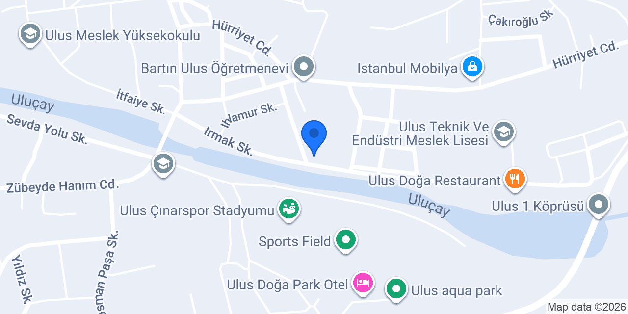 ULUS ÖZEMNİYET EFE TUR konumu