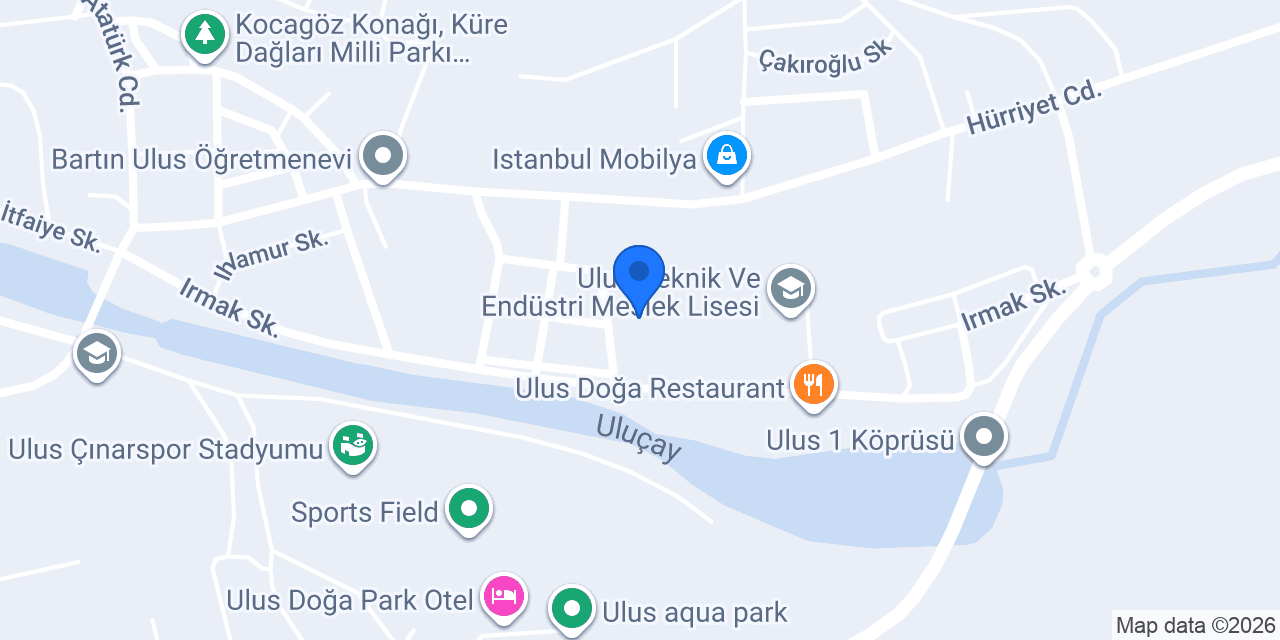 Efeler Orman Ürünleri Üretim Fabrikası konumu