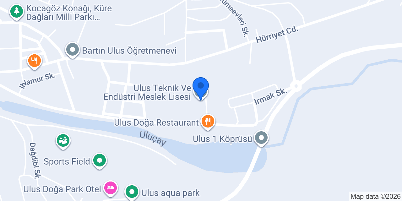 Ulus Teknik Ve Endüstri Meslek Lisesi konumu