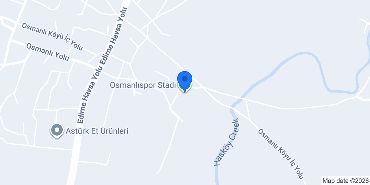 Osmanlıspor Stadı konumu