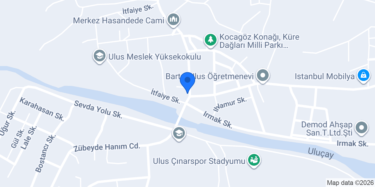 Ulus Mal Müdürlüğü konumu