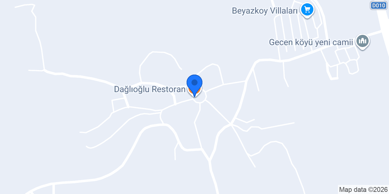 Dağlıoğlu Restoran konumu