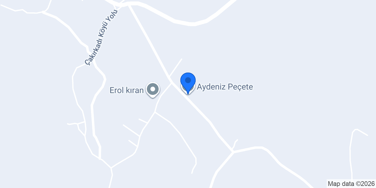 Aydeniz Peçete konumu