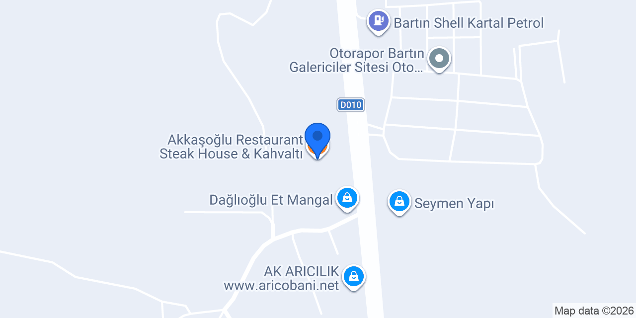 Akkaşoğlu Restaurant Steak House & Kahvaltı konumu