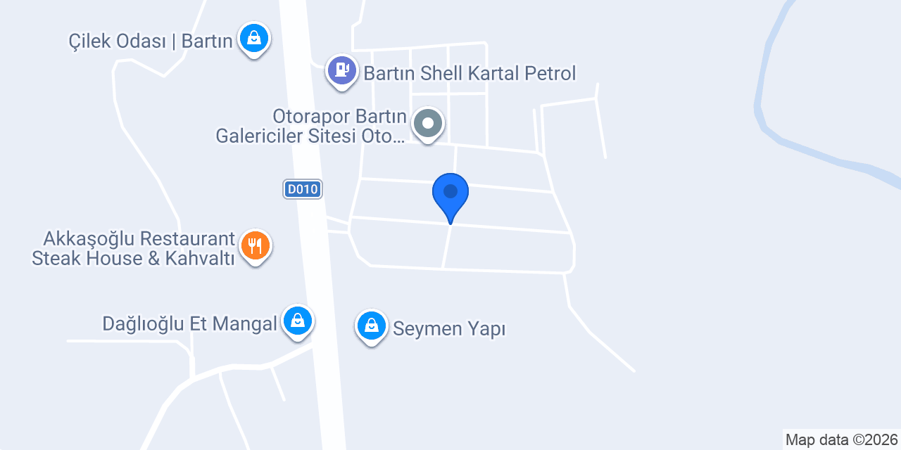 Bartın Mobilya konumu