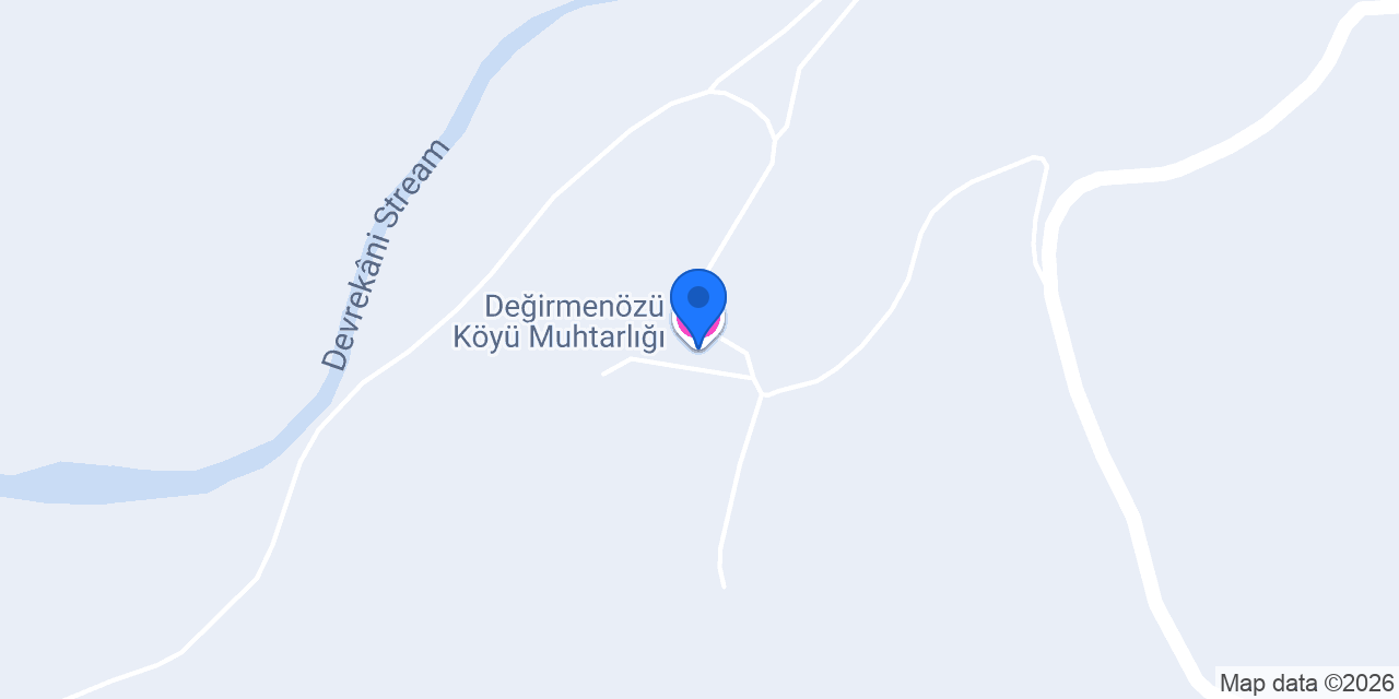 Değirmenözü Köyü Muhtarlığı konumu