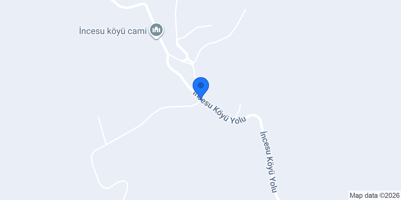 İncesu Köyü Muhtarlığı konumu