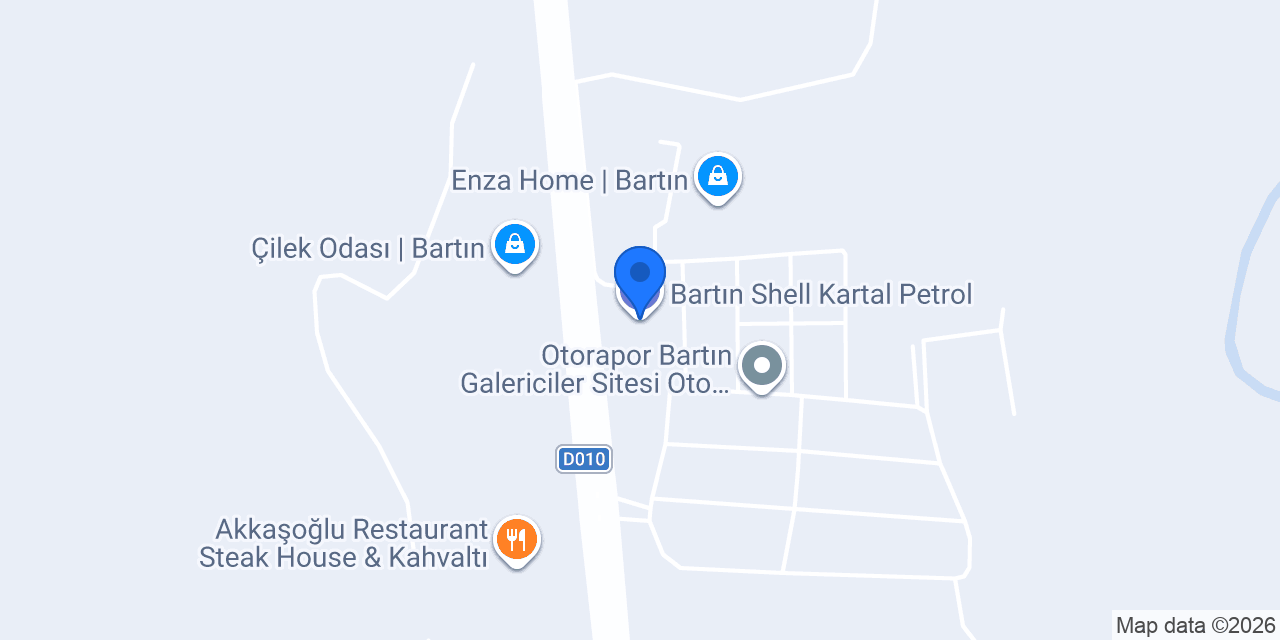 Bartın Shell Kartal Petrol konumu