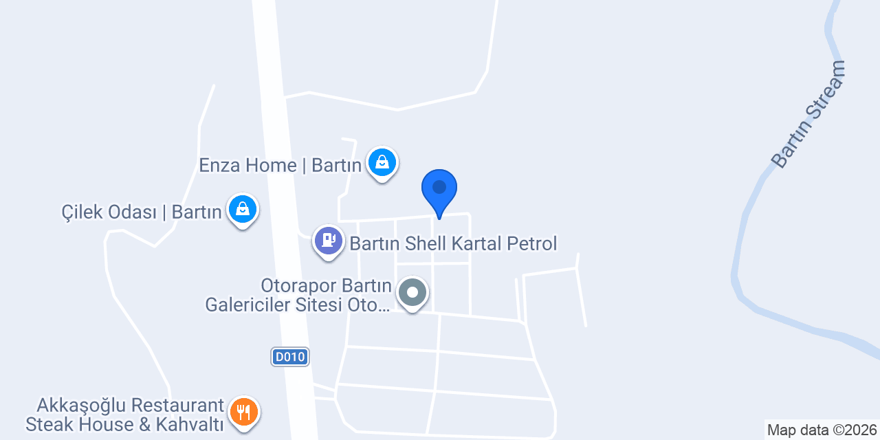 Sefa Oto Bartın/1995'den beri konumu