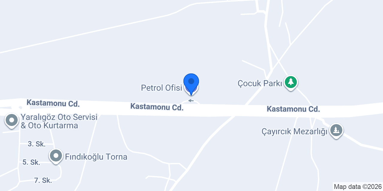 Petrol Ofisi konumu