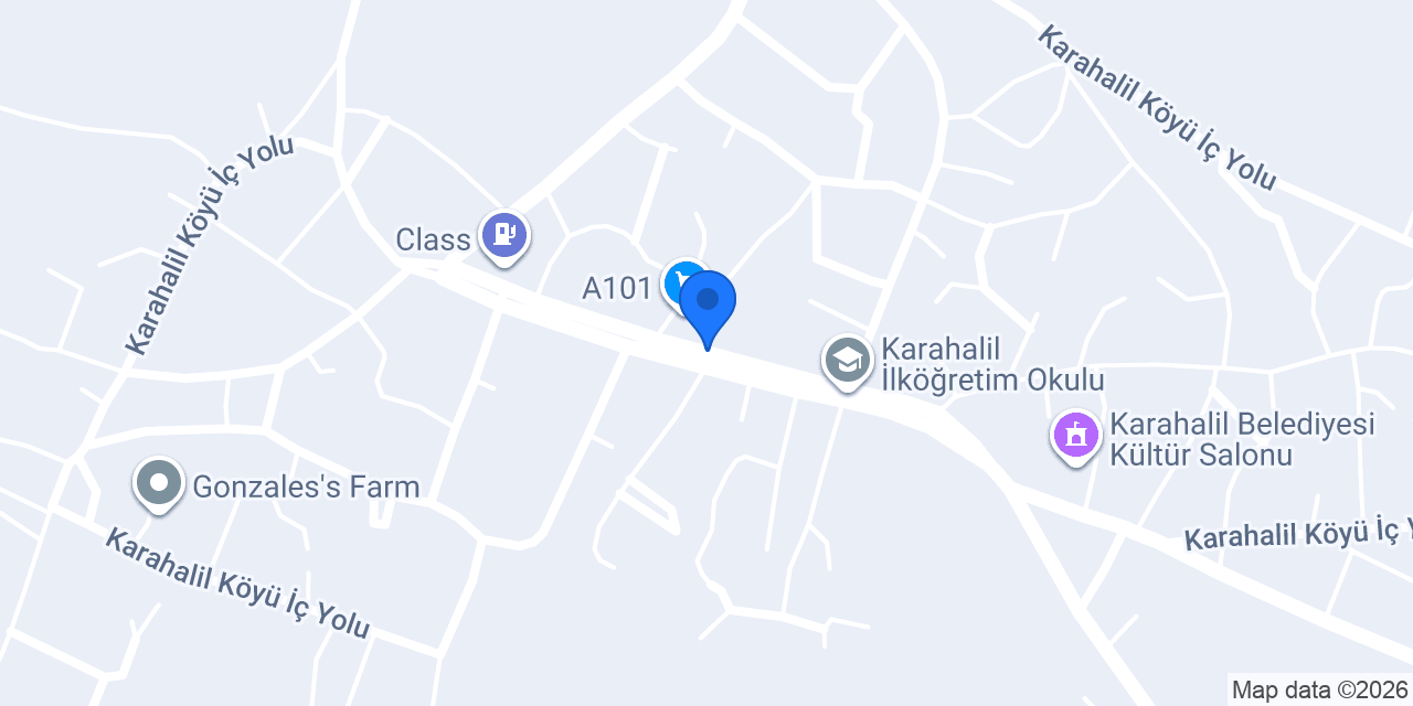 Karahalil Belediyesi konumu