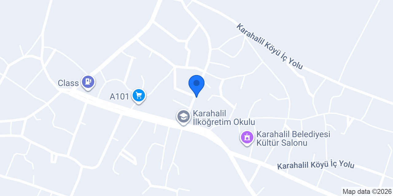 Karahalil Sağlık Ocağı konumu