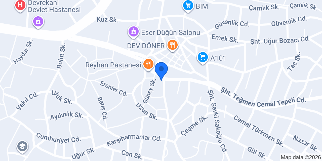 Sancaktarlar Mobilya konumu