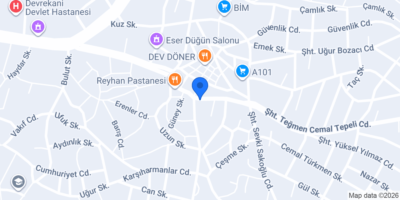 Matador Ekmek Fabrikası konumu