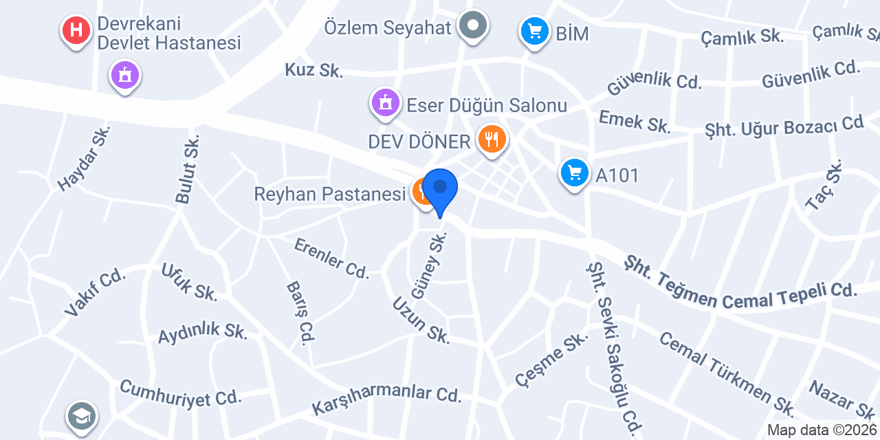 Köroğlu Yapı konumu