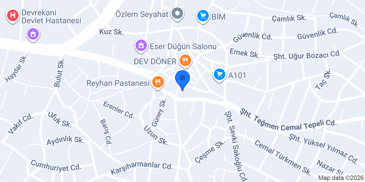 Merkez Çay Ocağı konumu