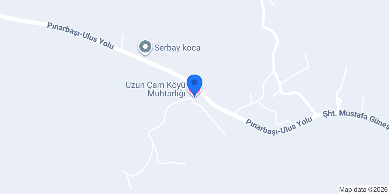 Uzun Çam Köyü Muhtarlığı konumu