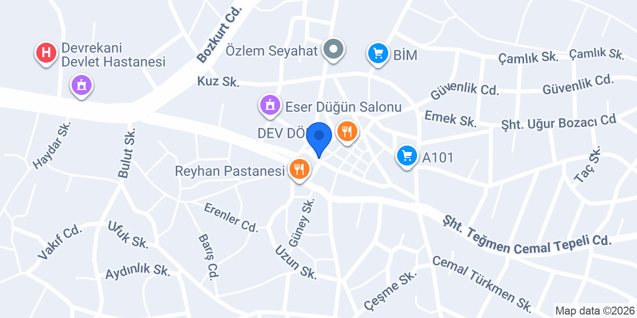 Cırık Tatlıcısı Ve Düğün Börekcisi konumu