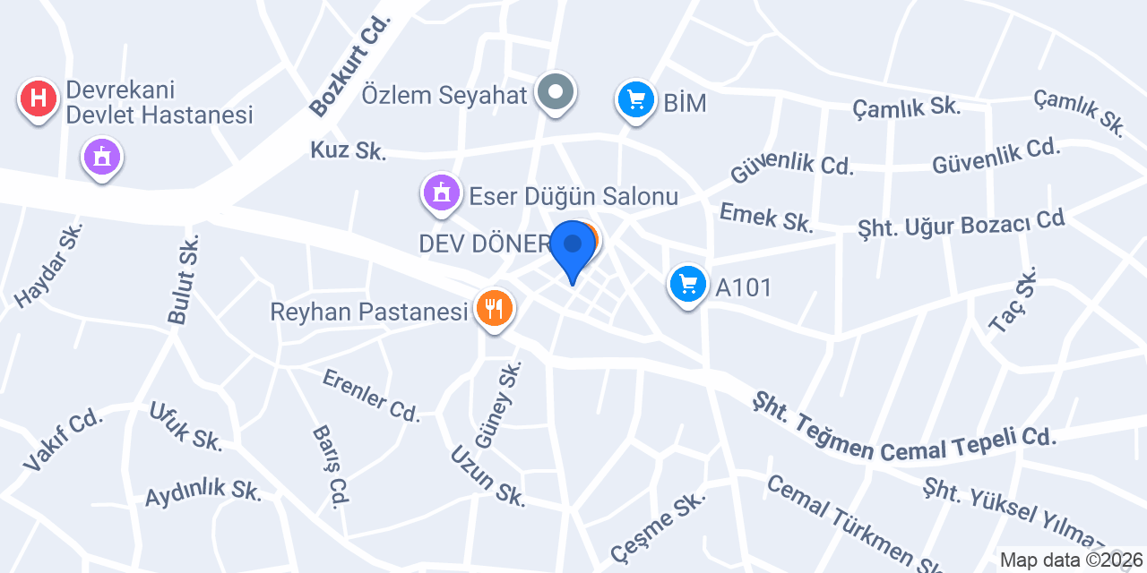 Gözde erkek kuaförü konumu