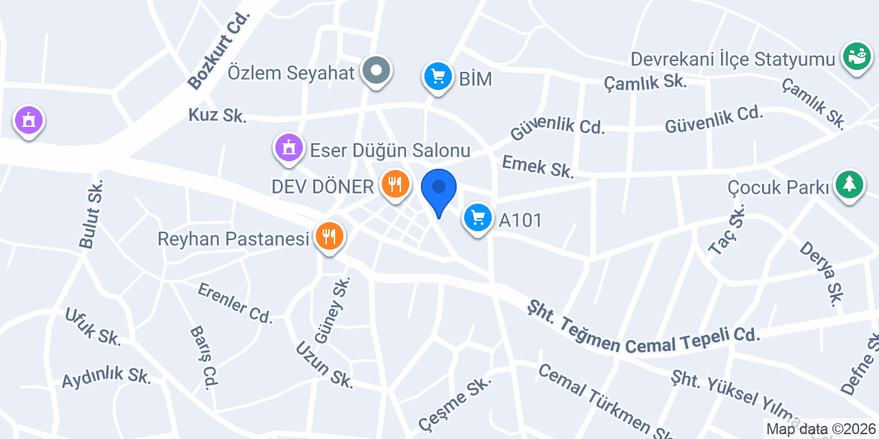 Özmen Hukuk Bürosu konumu
