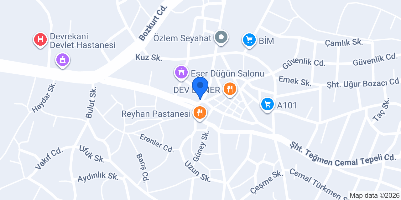 Gök-Tuğ Cafe konumu