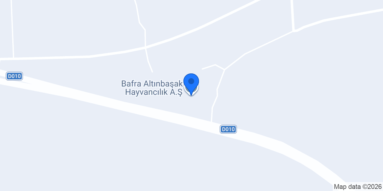 Bafra Altınbaşak Hayvancılık A.Ş. konumu