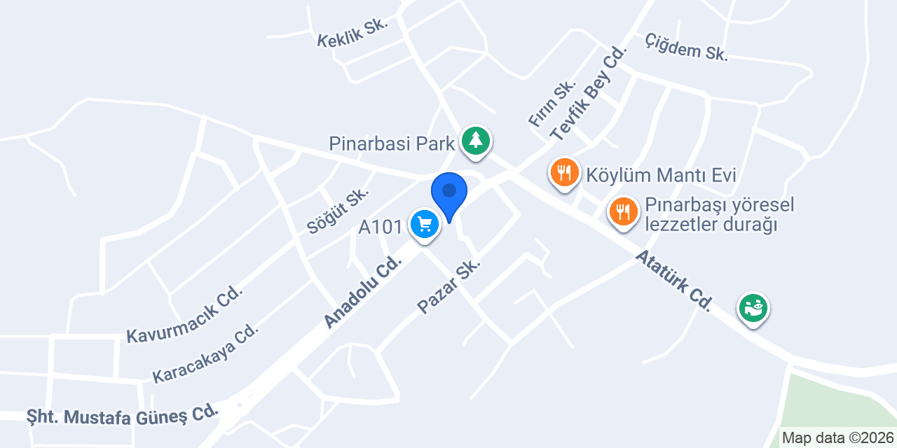 Uğur pastanesi konumu