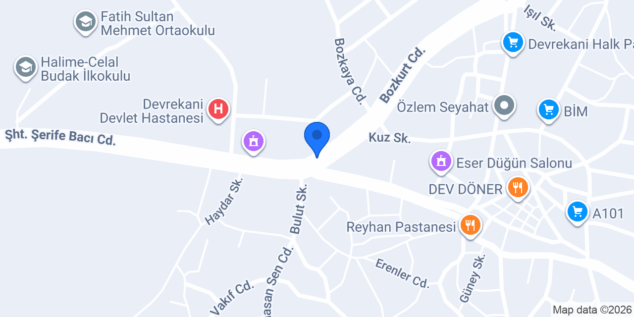 Üç Başakun San. konumu