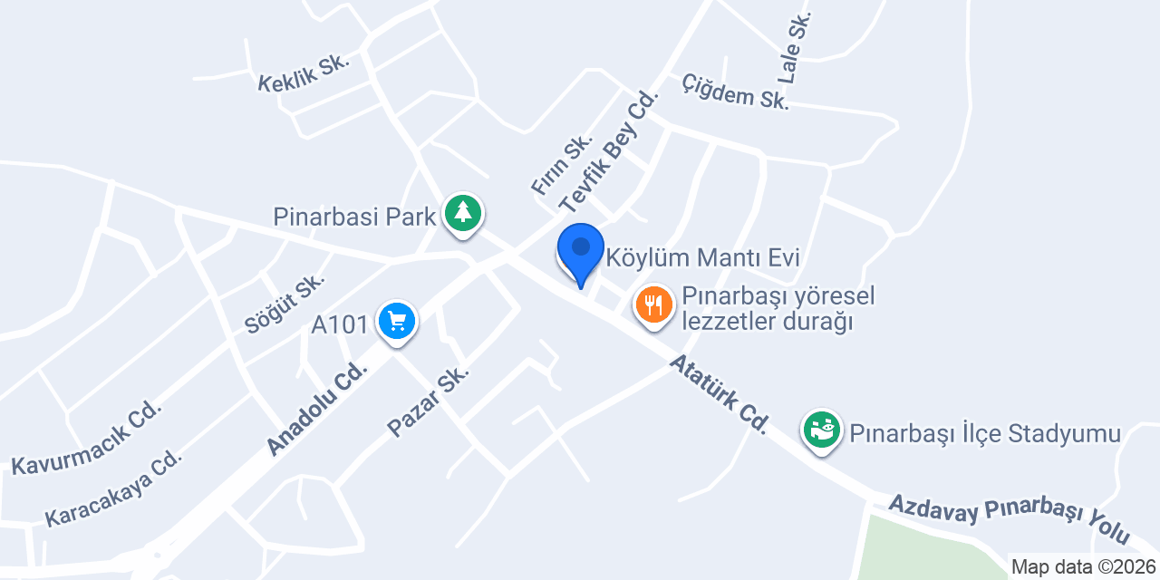 Pınarbaşı Lokantası konumu