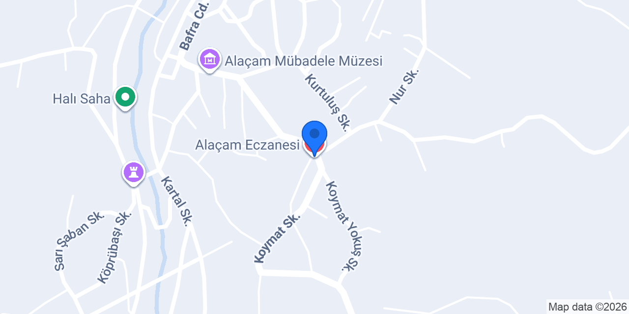 Alaçam Eczanesi konumu