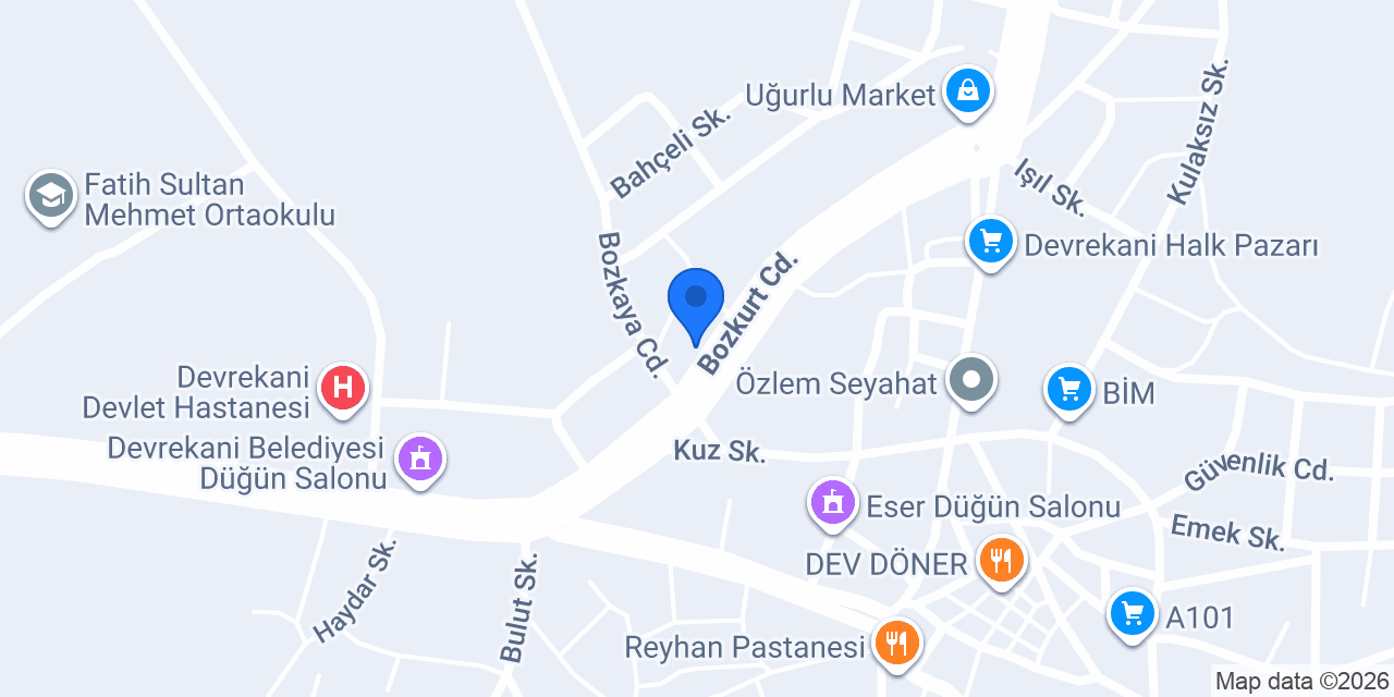 Horozoğlu Zahire konumu